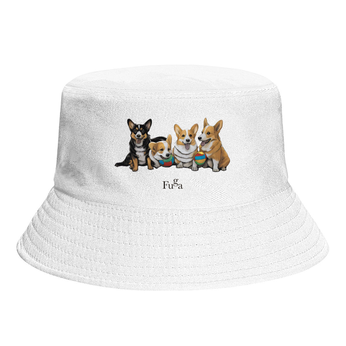 Corgi Chaos Bucket Hat