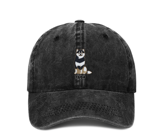 Shiba Time Washed Baseball Cap