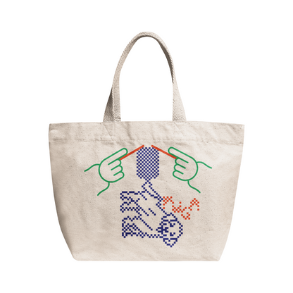 Grandma's Artwork Canvas Tote Bags