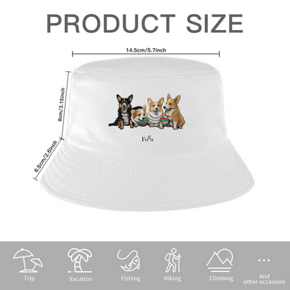 Corgi Chaos Bucket Hat