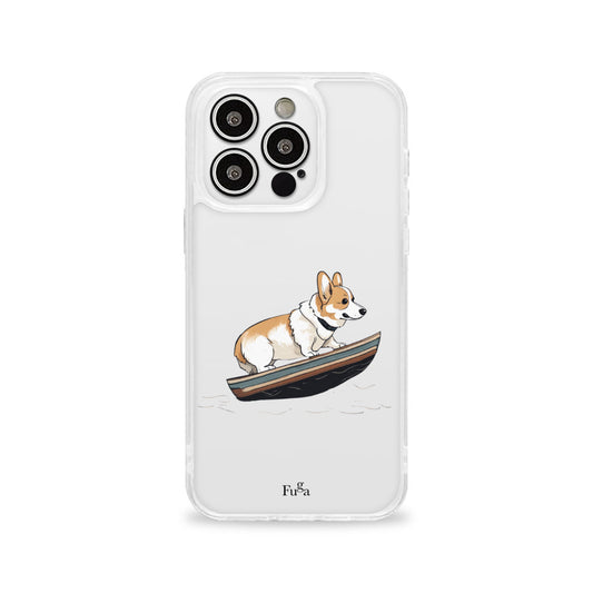 Corgi Little Journey IPhone 15 Pro Case