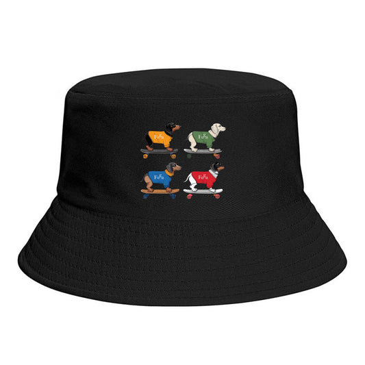 Dachshund Shredder Bucket Hat