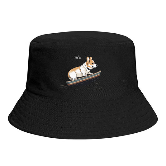 Corgi Little Journey Bucket Hat