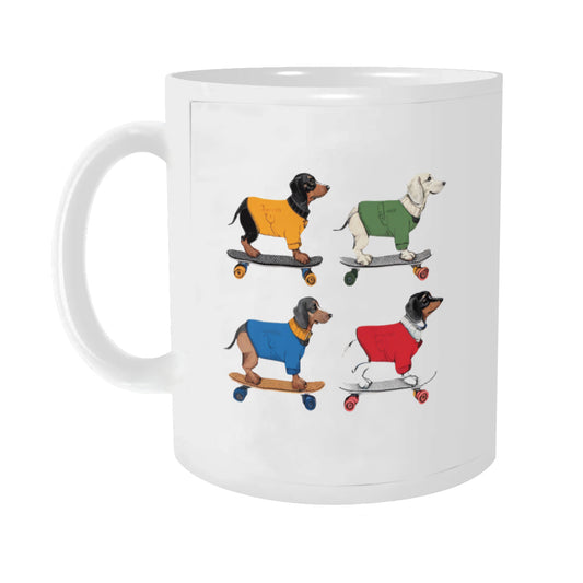 Dachshund Shredder Ceramic Mug