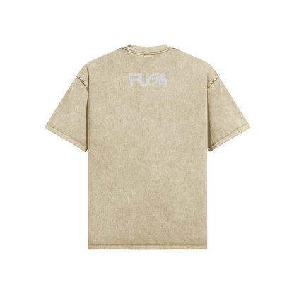 Pug Shredder Oversized Snow Wash Tee