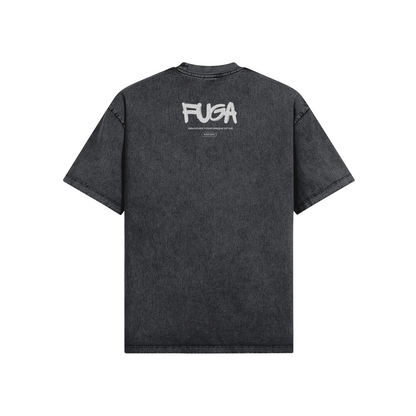 Pug Shredder Oversized Snow Wash Tee