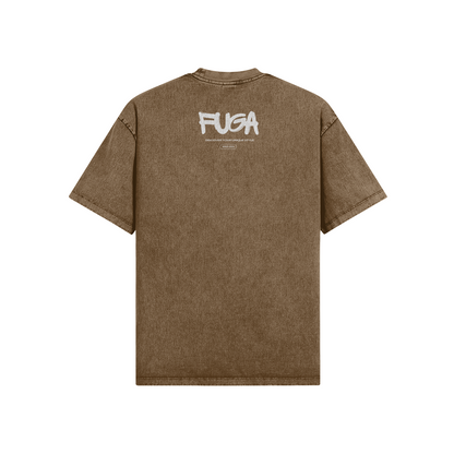 Pug Shredder Oversized Snow Wash Tee