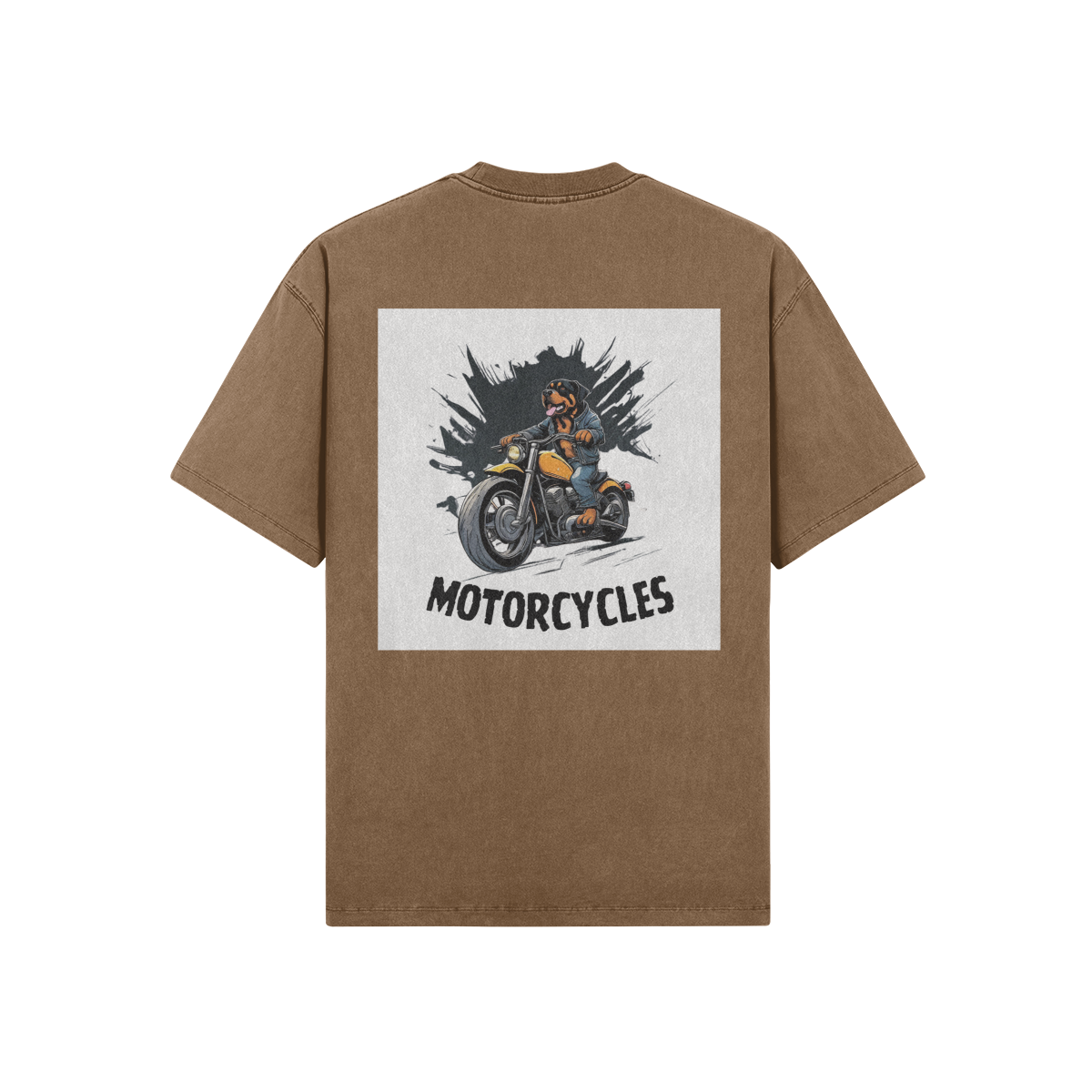 Moto Rottie Oversized Washed Tee