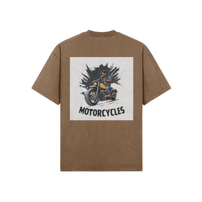 Moto Rottie Oversized Washed Tee