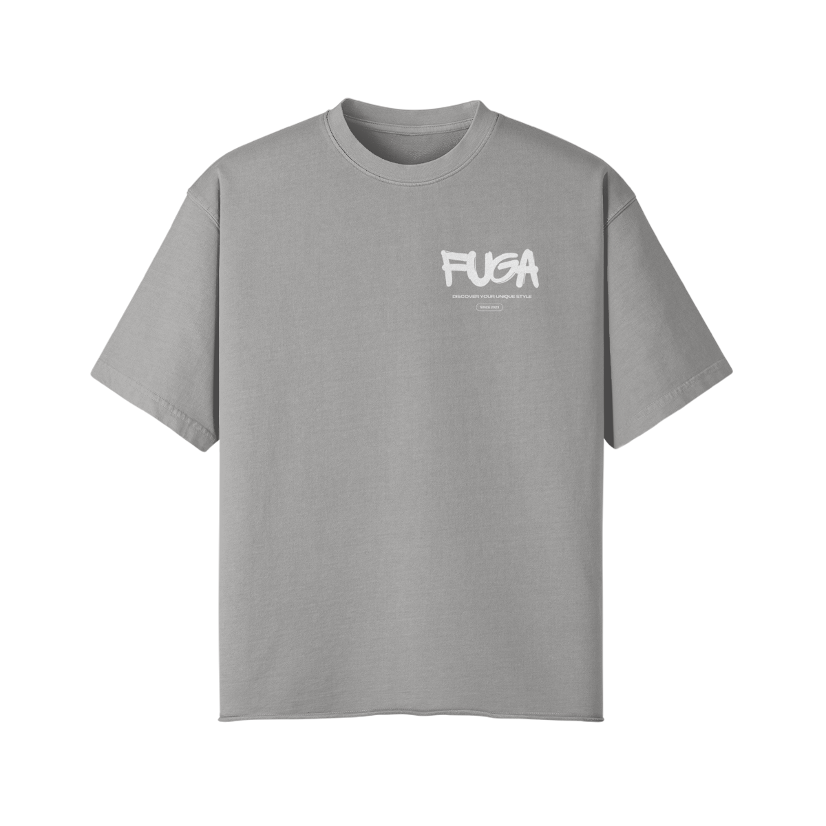 Shiba Skater Faded Raw Hem Tee