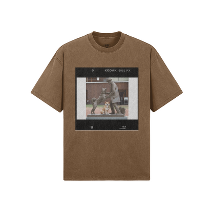 The Hachiko Memory Oversized Washed Tee