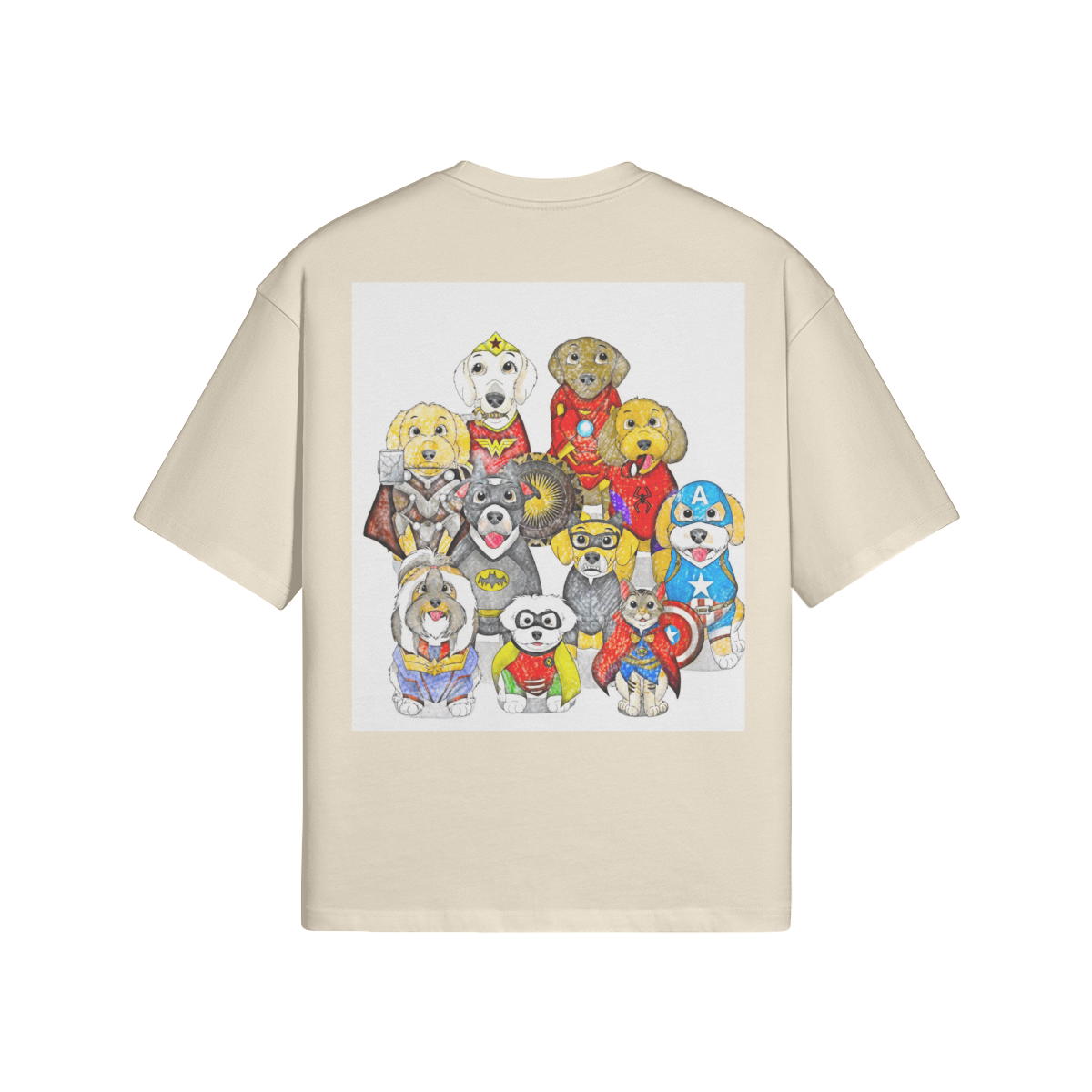 Super Hero Family Boxy Tee