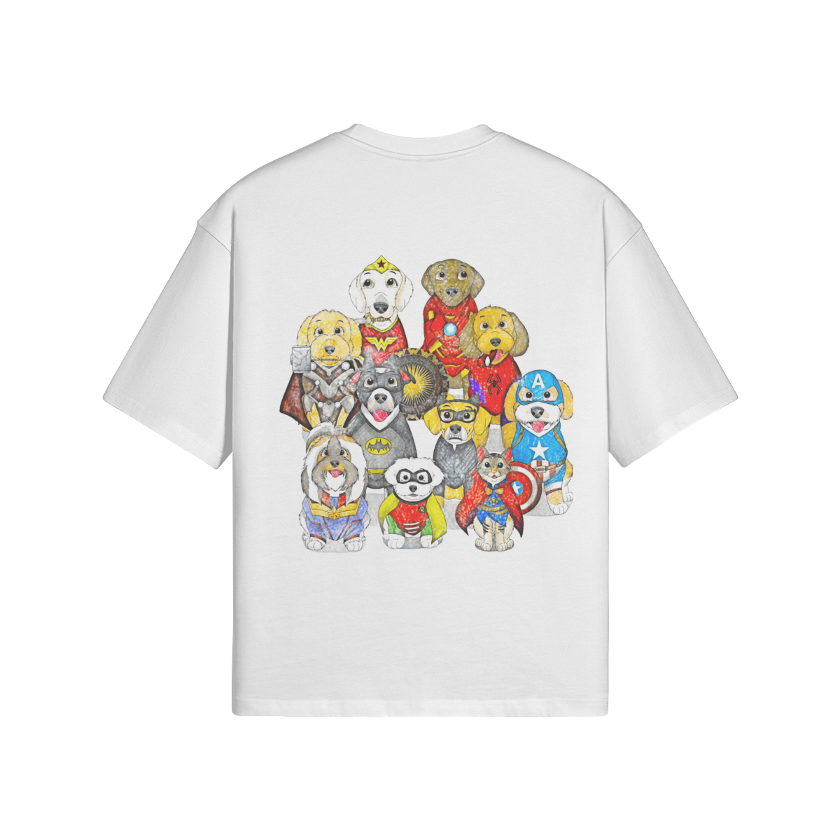 Super Hero Family Boxy Tee