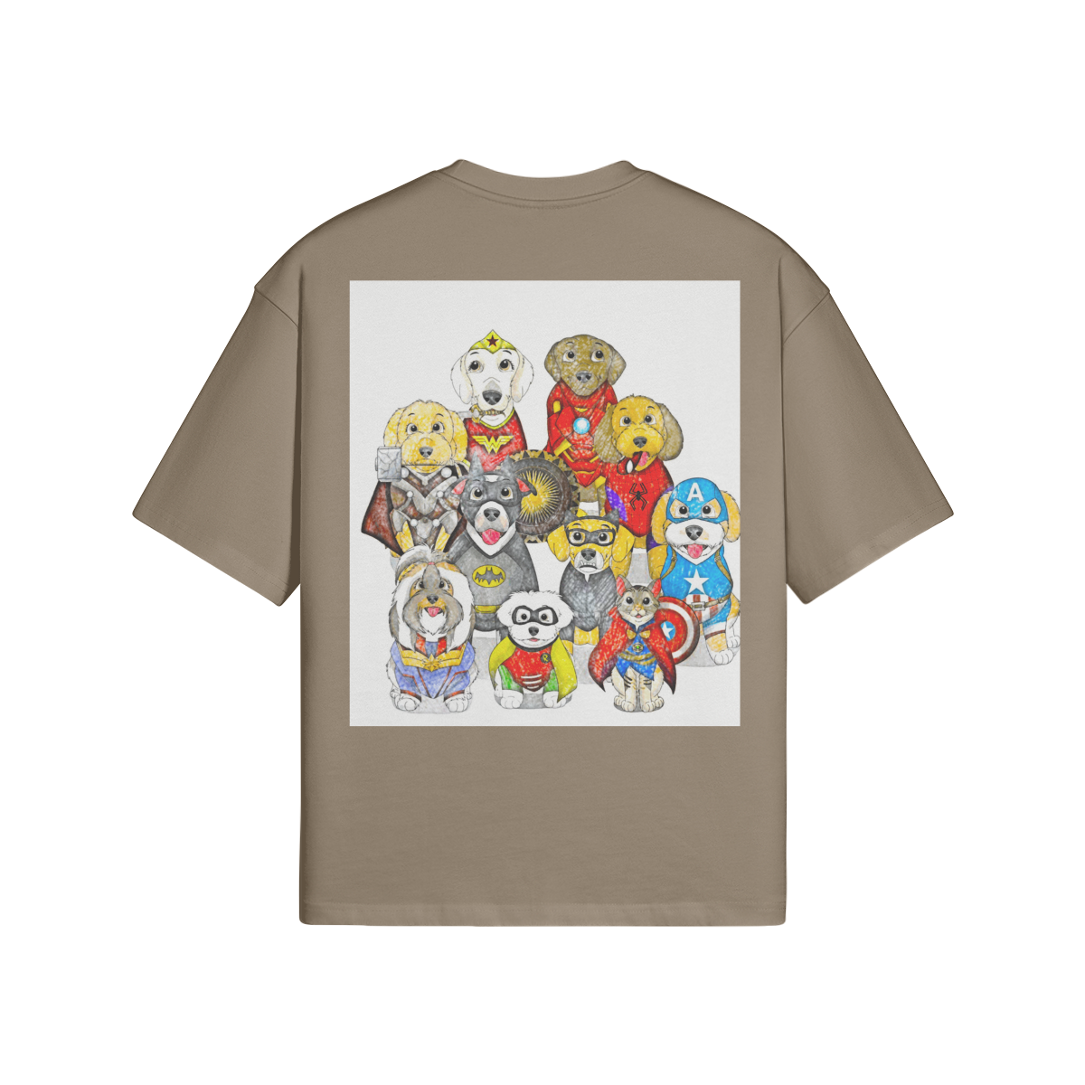 Super Hero Family Boxy Tee