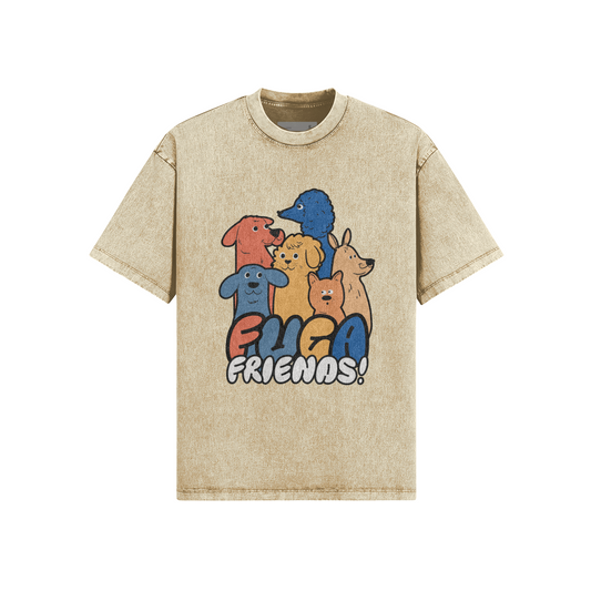 80s Fuga & Friends Snow Washed Tee