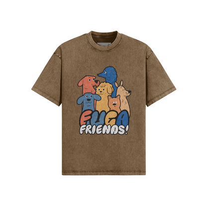 80s Fuga & Friends Snow Washed Tee