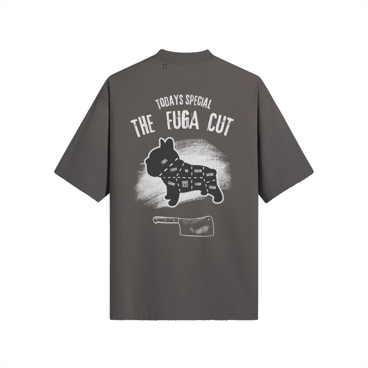 The Fuga Cut Sun Faded Distressed Tee