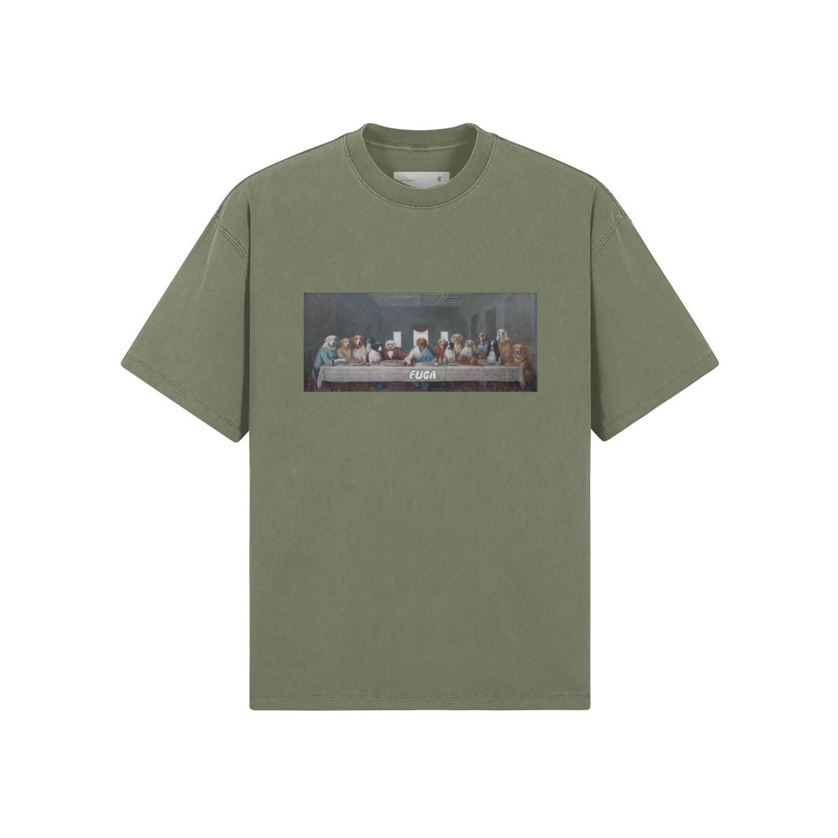 The Last Dog Meal Oversized Washed Tee