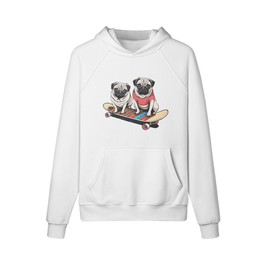 Pug Shredder Fleece-lined Hoodie