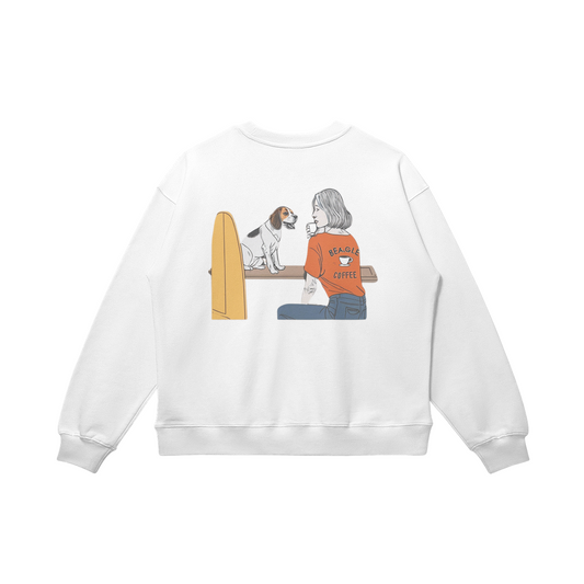 Brewtiful Beagle Heavyweight Oversized Sweater