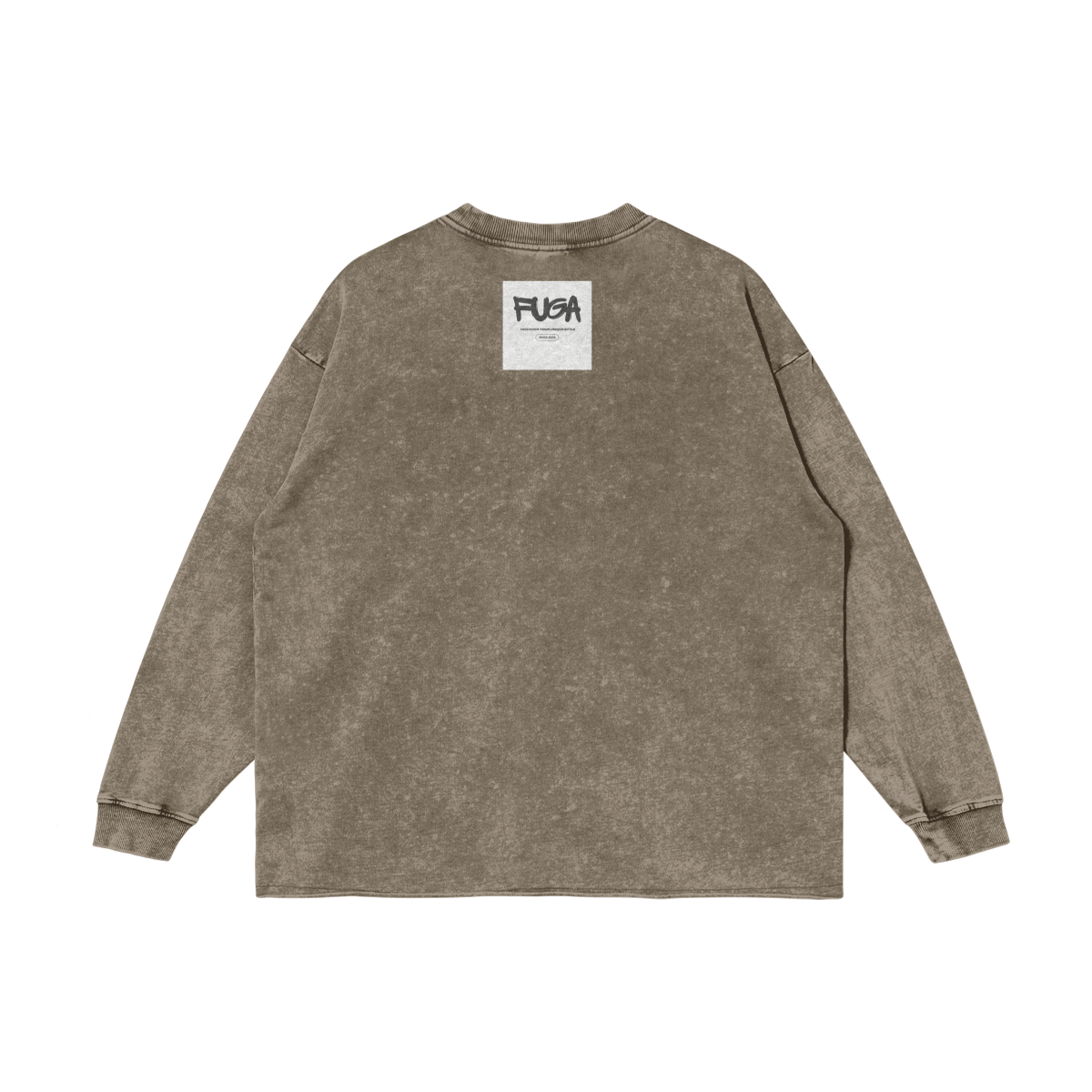 Shiba Guardians Raw Hem Faded L/S Tee